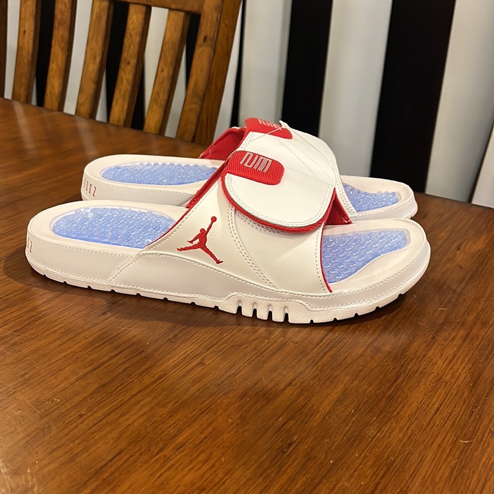 Nike Air Jordan Hydro XI Retro Slides Sandals Shoes new AA1336 166 Mens Size 12 - Picture 3 of 14